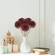 thumbnail image 5 of Plastic Flowers Simulation Dandelions Flocky Simulation Flowers Brief Gardening Flower Arrangement Flower Branch Home Furnishings, 5 of 6