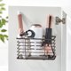 thumbnail image 3 of Organizador de almacenamiento para secador de pelo de montaje en pared mDesign Linelle, 3 of 5