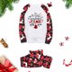thumbnail image 4 of Pijamas de Navidad Para La Familia Trajes A Juego Trajes Trajes Patchwork Plaid Impreso Homewear Cuello Redondo Manga Larga Conjuntos de Mamá de Dos Piezas Odeerbi ODB188622, 4 of 9