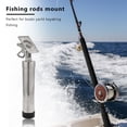 thumbnail image 2 of Boat Fishing Rod Holder Adjustable Fishing Rod Holder Boat Rod Holder Silver, 2 of 7