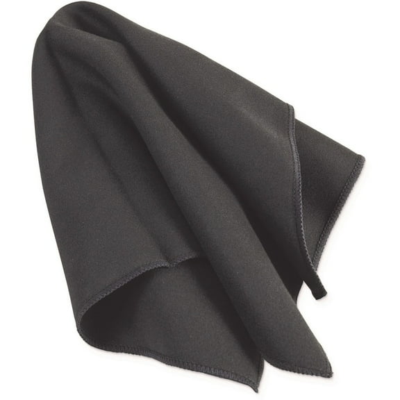 Pacon Microfiber Dry Erase Cloth - 12" Width x 14" Length - Used as Chalk Remover - Machine Washable, Reusable - Black - MicroFiber - 6 / Each