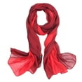 thumbnail image 5 of Gradient Silk Cotton Scarf, 185x85cm Ombre Print Shawl & Wrap for Women,185*85cm,12, 5 of 33