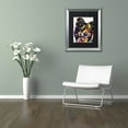 thumbnail image 3 of Trademark Fine Art "Border Collie" Canvas Art by Dean Russo, Black Matte, Silver Frame, 3 of 4