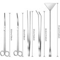 thumbnail image 3 of Aquarium Tool Set, 5 Pieces Stainless Steel Aquarium Tool, 5 In 1 Stainless Steel Aquarium Tank Water Plant Tweezers Scissors Spatula Sets For Aquariu, 3 of 5