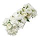 thumbnail image 2 of Paneles de pared de flores Paneles de pared artificiales 3D, arreglos florales de rosas de seda, artesanías florales para boda, Día de San Valentín, decoración de Blanco A 50cmx22cm Fanmusic Paneles de pared de flores, 2 of 7