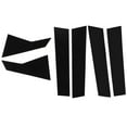thumbnail image 4 of Side Door Window Cover Set,6 Pcs Side Door Side Window Pillar Sticker Pillar Posts Decal Trim Rugged and Tough, 4 of 14
