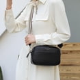 thumbnail image 4 of Bolso de cuero genuino para mujer, capa para la cabeza, correa de hombro ancha de cuero de vaca, bolso de hombro de cuero puro, bolso de mensajero informal de cuero suave JFHHH pequeña, 4 of 4
