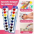 thumbnail image 6 of 30 Pack Heart Watercolor Paint Set,8 Colors Washable Valentines Water Color Paint Set for Kids with Paintbrush,Watercolor Paint for Prizes Exchange Gifts,Valentine's Day Gifts,Party Favor,Classroom, 6 of 7