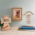 thumbnail image 6 of Pavilion Gift Company 75501 Patient Love is Kind 7.25x9.25 Inch Vertical Wooden Easel Back Photo Picture Frame, Brown, 6 of 6