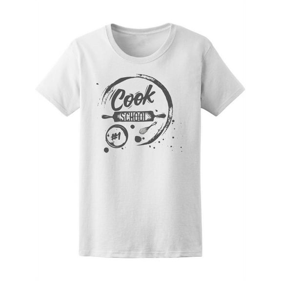 Sketch Art Cook School T-Shirt Women -Image by Shutterstock, Female XX-Large