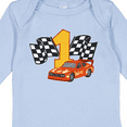 thumbnail image 4 of Inktastic Number One Race Car Boys or Girls Long Sleeve Baby Bodysuit, 4 of 5