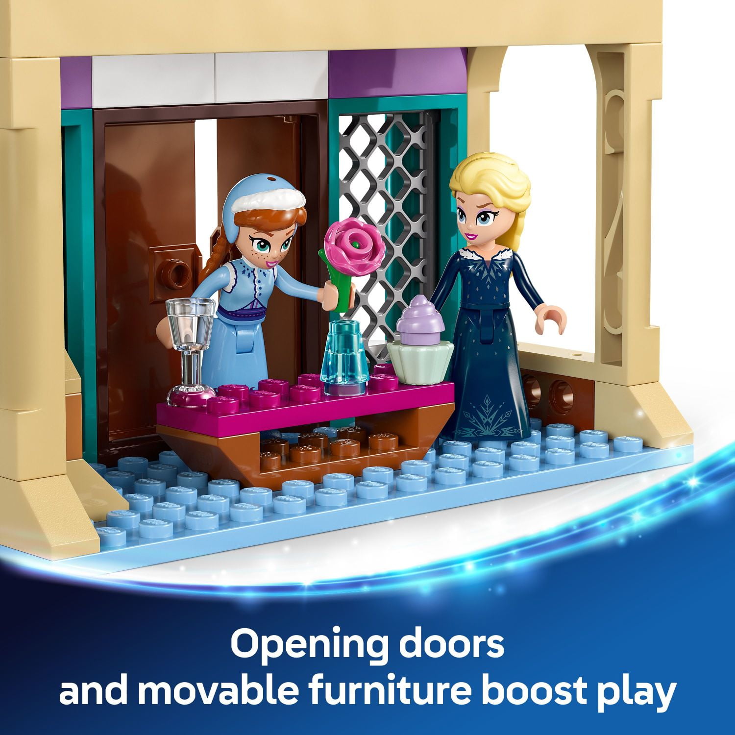 LEGO Disney Frozen: Arendelle Frozen Castle  Building Playset for Kids, Girls & Boys, Ages 5+  Froze(图5)