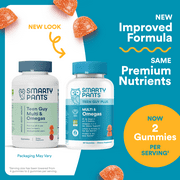 SmartyPants Teen Guy Plus Pineapple Orange Flavor Multi & Omegas 60 Gummies