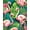Pink, Pattern 1, variant on Flatwoven High Traffic Area Rug, Flamingo Fun Doormat Playful Summer Area Rug for Kitchen, Non Slip, Stain Resistant, Washable Area Rugs for Living Room, Bedroom(Blue, 2X3)