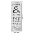 Vision Test Chart Eye Chart for Chart for Eye Exam Standard Eye Chart