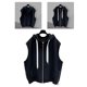 thumbnail image 5 of Chaleco con capucha con cremallera Cómodo chaleco sin mangas con capucha transpirable Chaqueta con bolsillos para hombres Mujeres Verano Negro L, 5 of 8