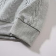 thumbnail image 5 of Mens Sweaters Quarter Zip Pullover Mens Quilted Sweatshirt and Pants Set (Grey S), 5 of 8