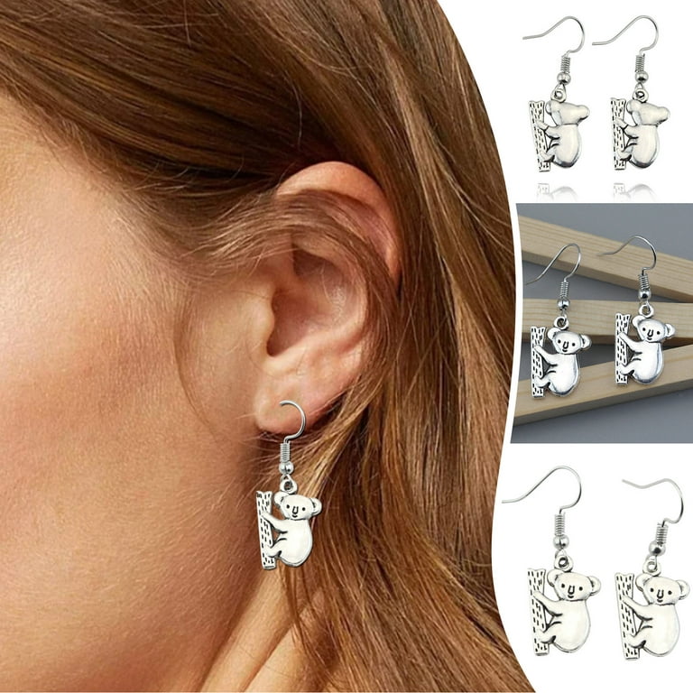 JO WISDOM Women Star Earrings,925 Sterling Silver Leverback Dangle & Drop  Earrings with Rose Gold Plated,Jewelry for Women : : Fashion