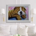 thumbnail image 6 of Dreamtimes 500 PCS Jigsaw Puzzles, Artwork Gift for Adults Teens Oil Painting Cute Bulldog Wooden Puzzle Games, 20.5" x 14.9", 6 of 7
