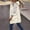 White, variant on EGNMCR Puffer Vest Women, Sleeveless Parkas for Women,Women Sleeveless Hood Winter Puffer Vest Outwear Women Warm Hooded Long Sleeve Zipper Jacket Sleeveless Parkas Coats Tops Wth Pocket Women Coat