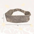 thumbnail image 5 of (3 pack) Scunci x Kelsey Anderson Printed Fabric Headwrap Headband, Faux Snakeskin Print, 1 count, 5 of 8