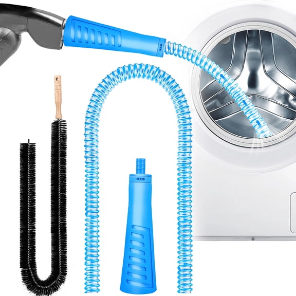 Universal Dryer Vent Cleaner Kit Include Vacuum Hose Attachment Accessories Brush Lint Brush,Dryer Vent Vacuum Hose