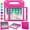 Pink, variant on VICVOL Kids Case for iPad 5th/6th Generation (9.7 inch, 2017/2018), iPad Air 1 & Air 2 & Pro 9.7 Case with Screen Protector, Durable Shockproof Protective Cover with Handle Stand, Purple