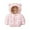Pink Elephant, variant on Baby Kids Girls Boys Winter down Cotton Jacket Coat Toddler Unisex Cartoon Hooded Puffer Fall Outwear for 2-7 Years Old