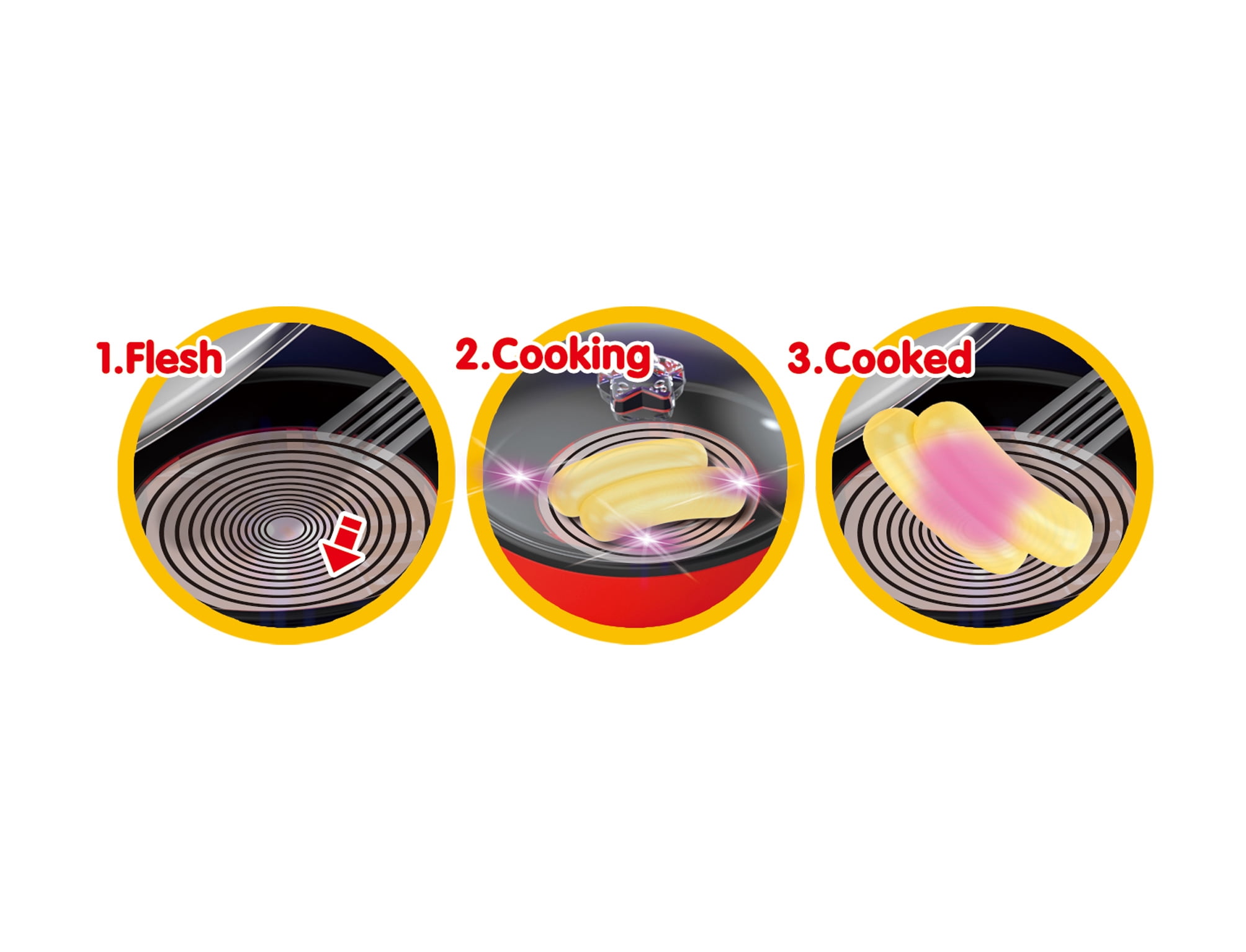 PlayWorld Kitchen Connection Electric Pot With Sound And Color Changing Lights - Multicolor