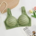 thumbnail image 4 of Shaping Underwear Front Hook Wireless Bra with Back Shaping Design for Large Cup Women's Underwear Body-shaping Corset(Color:Green,Size:48), 4 of 6