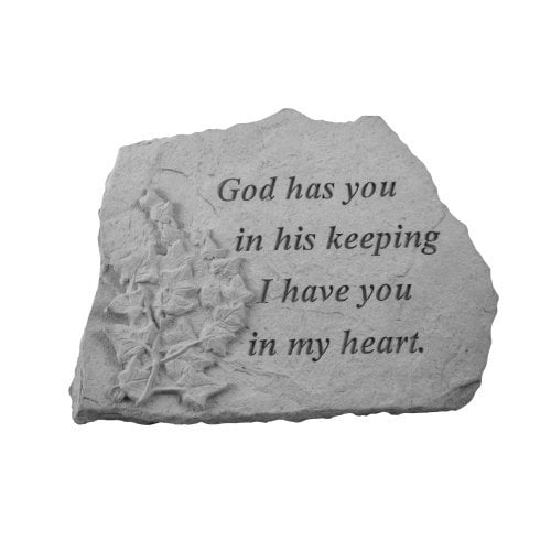 Kay Berry God Has You In His Keeping Memorial Stone   Ivy Design