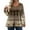 #004-Brown, variant on TQWQT Womens Plus Size Tops 4x-5x Long Sleeve Tunics Floral Graphic T-Shirt V-Neck Tunic Fall Casual Tunic Tops Wine 5XL