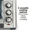 thumbnail image 4 of Hamilton Beach 6 Slice Countertop Toaster Oven with Sure-Crisp Air Fryer Function, Stainless Steel, 4 of 9