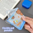 thumbnail image 5 of Large Capacity Transparent Pencil Pouch Capibala Transparent Stationery Pouch Multi-functional Stationery Storage Supplies 1, 5 of 5