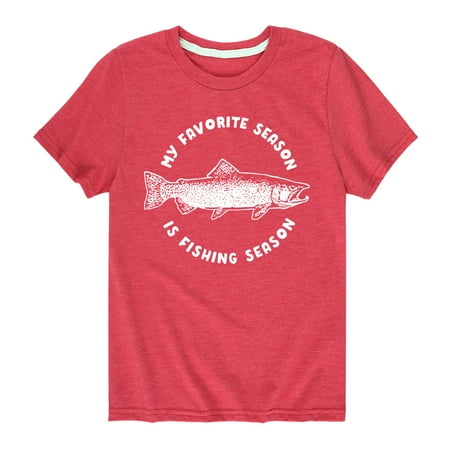 

Instant Message - My Favorite Season Is Fishing Season - Toddler Short Sleeve Tee