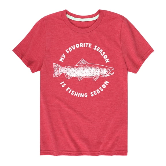Instant Message - My Favorite Season Is Fishing Season - Toddler Short Sleeve Tee
