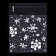 thumbnail image 3 of Bolsa de Embalaje de Regalo de Navidad ANGGREK Plástico Estampado Copos de Nieve 100 Uds, 3 of 7