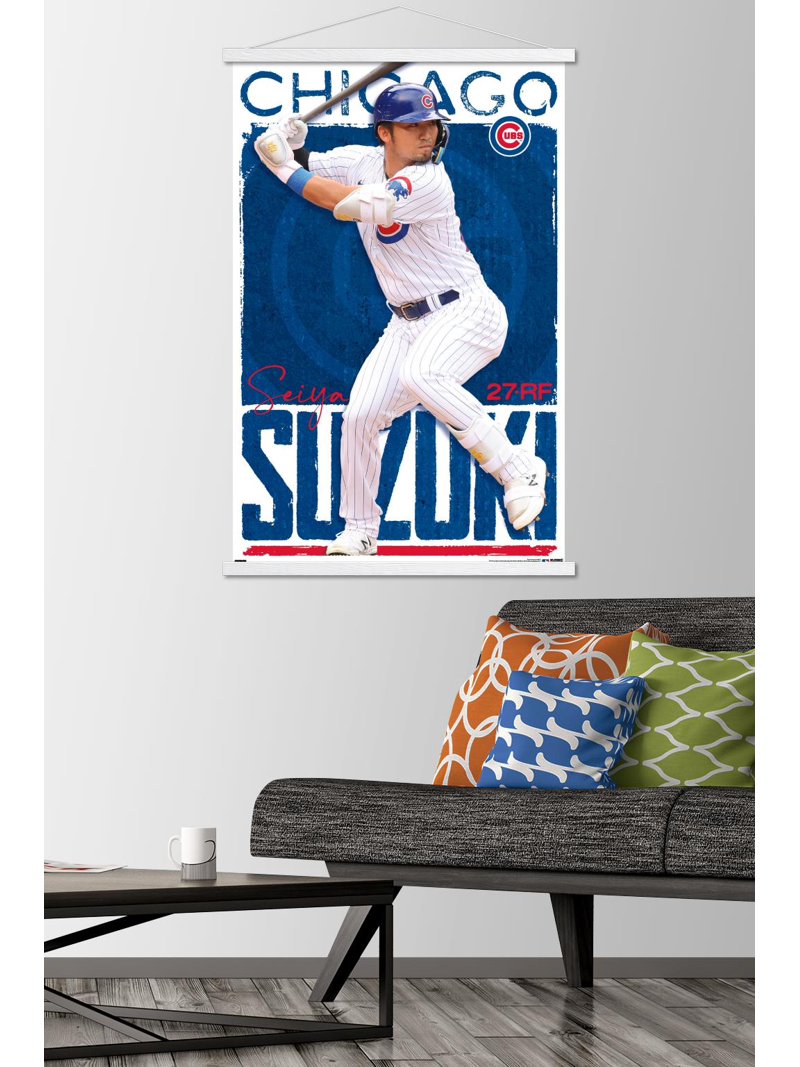 Cubs 迷彩スタジャン Lサイズ Trends International MLB Chicago Cubs Seiya Suzuki Wall Poster