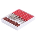 thumbnail image 1 of Cabezal De Pulido De Manicura Kit De Cabezal De Pulido De Diamante Afilado Juego De Cabezal De Pulido De Uñas Resistente Juego De Brocas De Uñas Duraderas Con Anillo Esmerilado Cateissary CE002459-00, 1 of 6