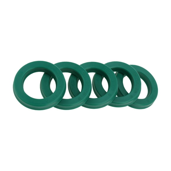 Anillo de Sello de Aceite Universal Labio UN 24x36x6mm Alta Presión TPU Verde 5 Pcs