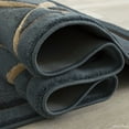 thumbnail image 3 of Allstar Blue Flowers Floral Design Modern Geometric Area Rug (7' 9" x 10' 5"), 3 of 5