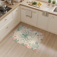 thumbnail image 2 of ODIKA Octopus Nautical Coral Reef Border Retro Wave Vintage Circle Flowing Dynamic for Home Office, Hallway, Laundry Room, Non-Slip Chair-Friendly, 2 of 7