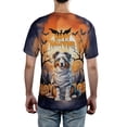 thumbnail image 5 of Mummy Australian Shepherd Happy Halloween with Pumpkins Bats Spooky Fun All Over Print 3D Shirt Unisex Merch Aussie Dog Lover Gifts - 00019, 5 of 6