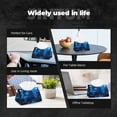 thumbnail image 6 of Kdxio Ice Blue Fire Wolf Print Tissue Box Cover,Modern PU Leather Rectangular Tissue Box Holder for Bathroom Living Room Bedroom Office Desk Car Home, 6 of 6