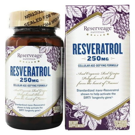 Best Reserveage Nutrition - Resveratrol 250 mg. - 120 Vegetarian Capsules deal Best Reserveage Nutrition - Resveratrol 250 mg. - 120 Vegetarian Capsules deal