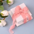 thumbnail image 2 of BokingOne Vintage Pink Velvet Ribbon, 1 Inch X 30Yds Single Face Velvet Ribbon for Gift Wrapping, Christmas Wrapping Bows, Wedding Decor, Home Decorating, DIY Crafts Decor, 2 of 6