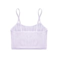 thumbnail image 4 of YEAHDOR Big Girls Camisole Dance Crop Top Sports Vest Yoga Gym Training Bra Camisole Light Purple 8-10, 4 of 7