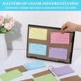 thumbnail image 6 of 100 Pack Colored Ruled Index Cards 3x5 Inch Double Sided Flashcards with Ring for Study, 6 of 9