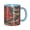 SkyBlue, variant on Girl Salon Pink Coffee Mug Fun Custom Ceramic Mugs 11oz Red