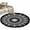 Black, variant on Round Rugs 4Ft, Black Boho Round Area Rug Washable Indoor Throw Carpet, Farmhouse Vintage Abstract Ethnic Floral Soft Non Slip Circle Rug for Kitchen Nursery Room Home Decor Aesthetic